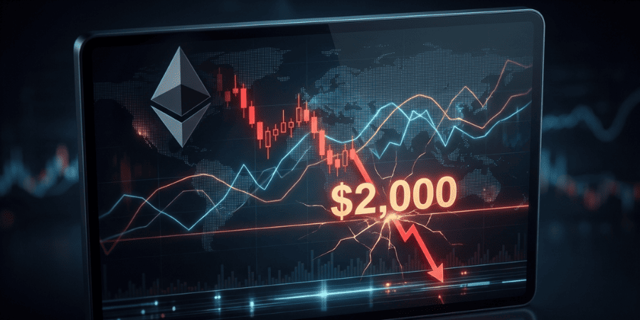 ETH Drop Pushes Ethereum Price Back to 2023 Zones